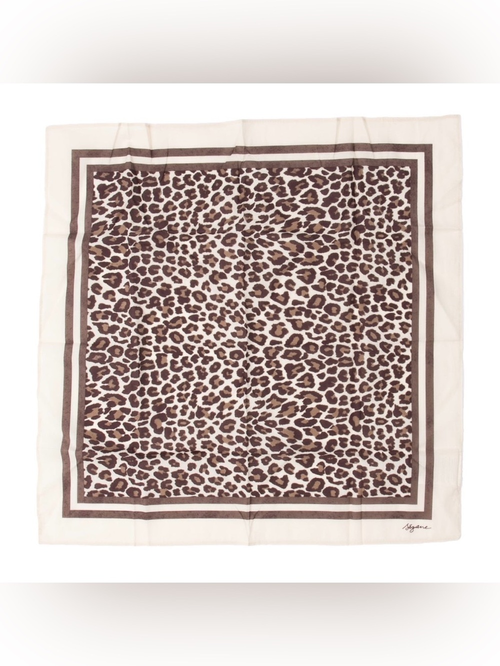 Brand new Sezane leopard bandana / bag twilly